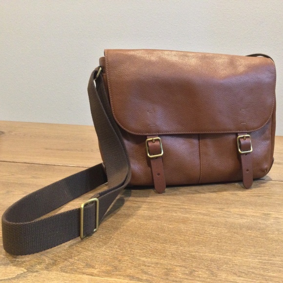 FOSSIL Buckner Bag - Brown - Genuine Leather - Picture 1 of 11